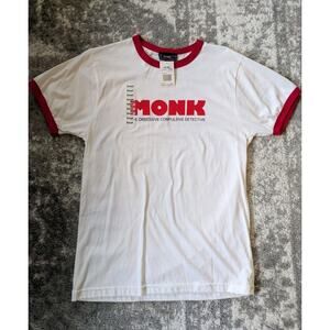 Vintage Monk T-shirt From NBC Experience Store - Small, Made In USA NWT